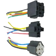 shhworldsea 1pcs 5p 2WIRE 16AGW+3WIRE 18AGW 14CM Wired 5 Pin Relay Mounting Base Socket Holder