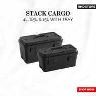 Storage Tool Box Stack Cargo With Tray Outdoor Camping Fishing Equipment Container Kotak Barang Khem