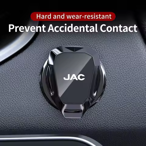 Zinc Alloy Car One Click Start Button Cover Auto Interior Accessories For JAC Refine J3 J4 J7 JS3 JS