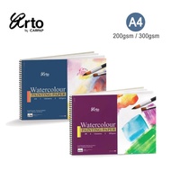Arto A4 (200gsm/300gsm) Cellulose Watercolor Wire-O Book