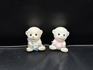 2隻價$140 森林家族 北極熊 絕版 寶寶 二手瑕疵