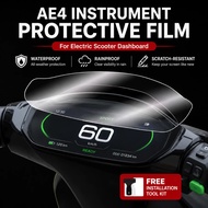 ZEEHO AE4 (2024) High Transparency Scratch Resistant TPU Instrument Meter Screen Protector For CFMOT
