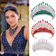 Glamorous Princess Queen Crown Bridal Tiara Kid Crystal Pageant Crown Birthday Prom Event Coronation