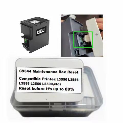 C9344 Maintenance Box Resetter For Epson WF2810 L5590 XP3100 XP4100 L3550 Printer Tank Chip Decode