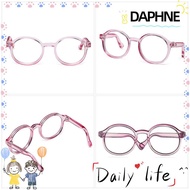 DAPHNE Toys Round Glasses, Changing Clothes DIY Accessories Doll Glasses, 6.5cm Cute Doll Decoration