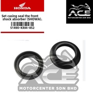 SEAL SET, FR. FORK(SHOWA)(51490-KRM-852) 100% ORI HONDA GENUINE PART - RS150R V2 V3/ RSX