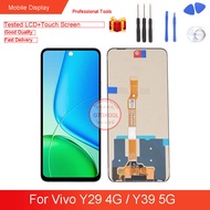 6.78นิ้วสำหรับ Vivo Y29 4G / Y39 5G อะไหล่ซ่อมสำรองเปลี่ยนชิ้นส่วนจอสัมผัสแอลซีดีของเครื่องแปลงดิจิท