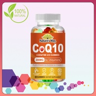 NaturesWay COQ10 Gummies Relieve Fatigue Boost Immunity Aid Energy Metabolism Provide Antioxidant