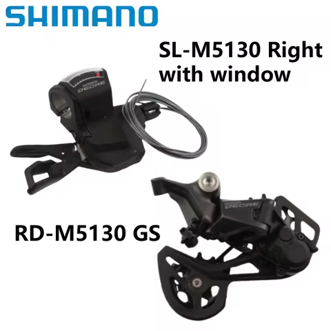 SHIMANO DEORE SL-M5130 Right RD-M5130 10V 10Speed MTB Bike Transmission Shifter Lever And Rear Derai