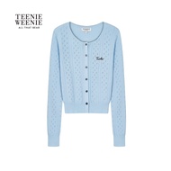 TEENIE WEENIE | คาร์ดิแกนลูกไม้ฝรั่งเศสแบบโปร่ง