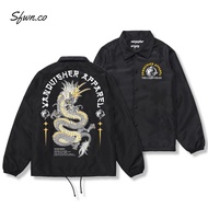 Newest original dragon coach jacket / men's women's coach jacket (Unisex) / waterproof coach jacket 