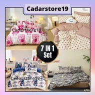 [HOT SELLING] CADAR 5D EXCLUSIVE DESIGNS Cotton 7 In 1 1000TC High Quality Fitted Bedsheet With Comf