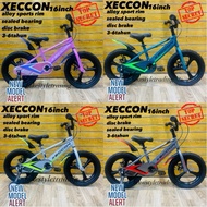 1659 XECCON 100% SIAP PASANG BASIKAL 16"  BUDAK 16"INCH 4-6 YEARS OLD