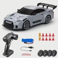 RC Mini Car Racing Drift Model 1/24 2.4G RC Vehicle Linkage Light Set Max Speed 20km/h Indoor Toys f