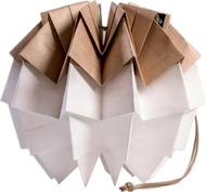 โป๊ะโคมไฟ หนังวัวTyvek Lampshade  สีดำ/สีน้ำตาล สำหรับแต่งไฟ Goal Zero Ledlenser ML5050workshop สินค