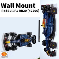 Flush Wall Mount For Lego Technic RedBull F1 RB20 (42206)