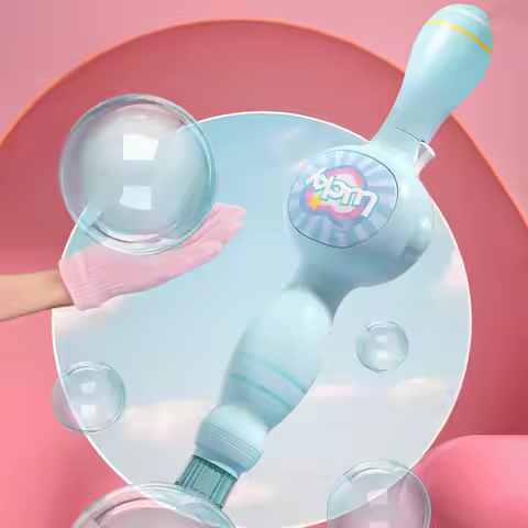 Elastic Smoke Portable Bubble Maker Bubble Wand for Kids Summer Outdoor Party Garden Toys