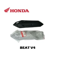 (100% ORIGINAL) HONDA BEAT V4 MUFFLER COVER ASSY EKZOS EXHAUST CAP PROTECTOR BEAT 2020 NEW 100% ORIG