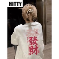 HITTY100%Cotton woman tshirt oversize korean style woman baju wanita baggy shirt oversized shirt wom