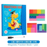 Magnetic Fraction Learning Math Toy Arithmetic Learning Toys Montessori Arithmetic Teaching Aids Fra