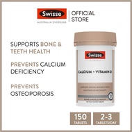Swisse Ultiboost Calcium + Vitamin D 150 Tablets (EXP:12 2027)