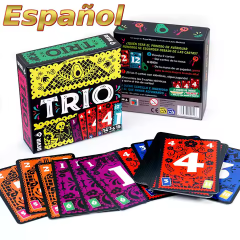 2026 New Spanish card game Trio Card Game Party Friends The Imposter Arre unicorn Black Stories Unan