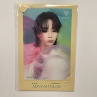 放Seventeen jeonghan 未拆官方周邊 3D Lenticular postcard （含小卡）