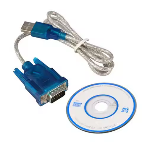 80cm High Quality USB 2.0 to Serial RS-232 DB9 9Pin Chipset SUPPORT Adapter USB RS232 ch340 Cable WI