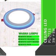 Led CEILING/ PLAIN CEILING LED 3WATT+WATT PL-7733/PL8833 KAWACHI