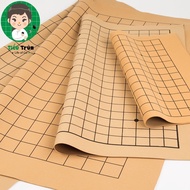 Go Chess Board Chinese Chess Checkers 3 in 1 Faux Leather