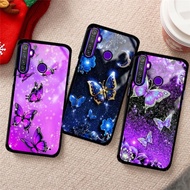 [M74] REALME 5 5i 5s 5pro C11 C12 C15 C17 C21 C25 Butterfly Realme Case Glass - Casing hp - Kesing r