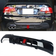 E92 E93 M Sport Rear Bumper Diffuser Lip with LED Brake Light Rear Diffuser for BMW 2008 2009 2013 M