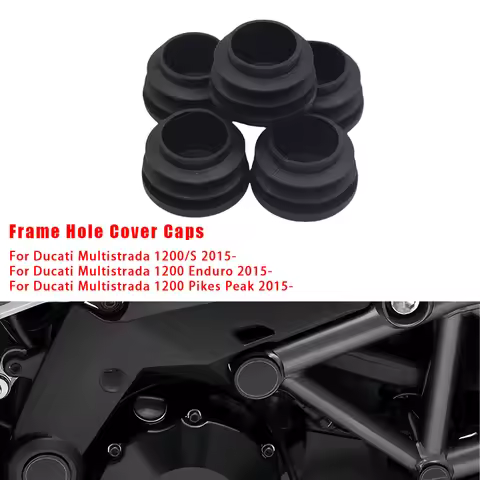Frame End Caps For Ducati Multistrada 1200 S Enduro Pikes Peak 2015- Motorcycle Accessories Hole Fil
