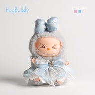 Labubu Clothes ชุดเด็กผ้าฝ้ายน่ารักสำหรับตุ๊กตา ชุดเด็กผ้าฝ้ายสีชมพู ชุดตัวสำรอง ชุดกระโปรง ชุดตุ๊กต