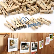 KAYU [Price Per Piece] Wooden Clip / Wooden Clip 3.5 Cm / Wooden Clip Photo Clip Fhoto