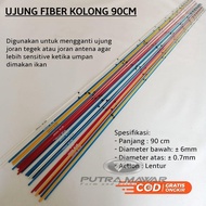 Ujung Fiber Kolonglentur Pajang 60cm 70cm 90cm Atau Entul Joran Pancing Wader / Pucukan Tegek Micro
