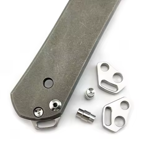 1/2/3PCS 3 Colors Custom Made Titanium Alloy Material Knife Hang Rope Parts for Genuine Chris Reeve 