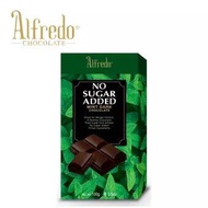 Alfredo Sugar Free Bar Mint Dark Chocolate 100g (No Sugar Added)