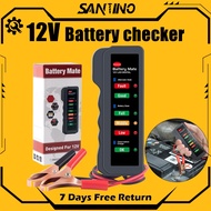 SANTINO 12V/24V Multifunctional Battery Testers Car Battery Analyzer Digital Battery Health Analyzer