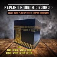 Replika KAABAH / model Kaaba tudung boleh buka simpanan BARANGKotak Replika Kaabah| ada Penutup Atas