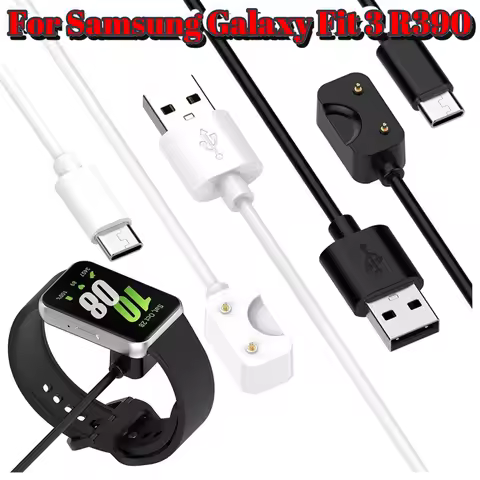 USB/Type C Charger for Samsung Galaxy Fit 3 R390 USB Charging Cable Adapter Dock Replacement 100cm