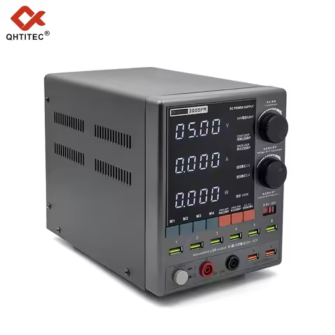 JCD 3005PM Adjustable DC Power Supply 30V 5A 4 Digit Digital Lab Bench Power Stabilized Power Supply