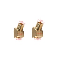 Hose Fitting Brass 1/4" 1/8" (45 Degree)
