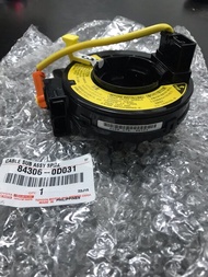 TOYOTA CLOCK SPRING VIOS NCP42 (2003-2007) ALTIS ZZE121 ZZE122 ORIGINAL GENUINE 84306-0D031 / 84306-