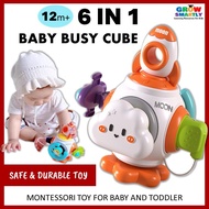 Baby Busy Cube Baby Toys 0 12 months Montessori Toys 1 year Baby Sensory Toys Mainan baby 1 tahun 6 
