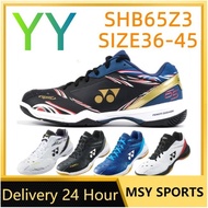 New Yonex Power Cushion 65Z3 65X3EX white tiger Badminton Shoes for unisex Breathable Damping Hard-Wearing Anti-Slippery yonex Badminton Shoes (Kento Momota Edition)