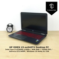 HP OMEN 15-ax040TX Intel Core i7-6700HQ 2.6GHz 8GB RAM 256GB SSD GeForce GTX 960M Laptop Refurbished Notebook