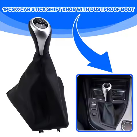 A01G_Car 6 Speed Manual Gear Lever Stick Shift Knob LHD