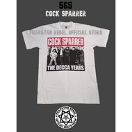 Metal / Punk / Grudge Short T-Shirt / Original PRACATAN REBEL Music T-Shirt (Size L) - COCK SPARRER 