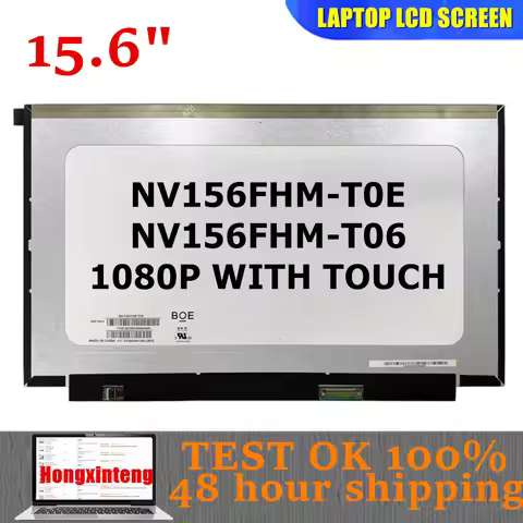 NV156FHM-T06 NV156FHM-T0E V8.0 V8.1 Original 15.6" FHD 108P IPS 40PINS ON-CELL Touch Screen For HP P